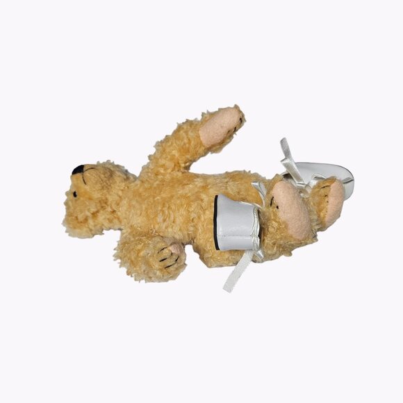 Vintage 90s Gallery Teddy Bears 10 Inch Posable Arms Legs Dress Plush 0702 Toy - Picture 4 of 12